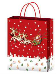 عيد الميلاد كيس ورقي / يتوهم هدية عيد الميلاد أكياس الورق / أكياس الورق لعيد الميلاد