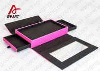 Drawers Type Collapsible Paper Box , Retail Jewelry Cardboard Boxes With Logo