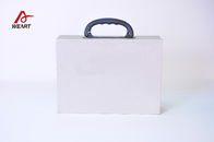 Luxury Portable Recycled Paper Gift Box Cardboard Cosmetics Box With Plastic Handle