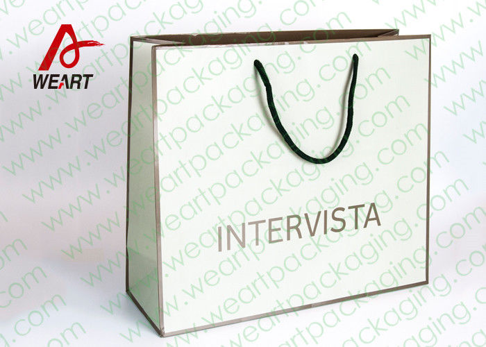 Handmade Custom Color Print Shopping Recycle Paper Bag With UV Finishing